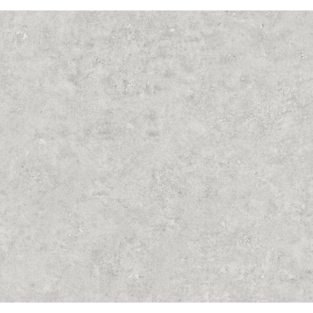 Seabrook Wallpaper TS81228 Cement Faux in Silo & Metallic Silver